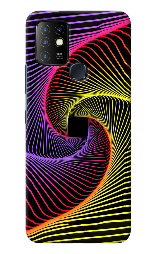 Colorful Strings Infinix Hot 10 Back Cover