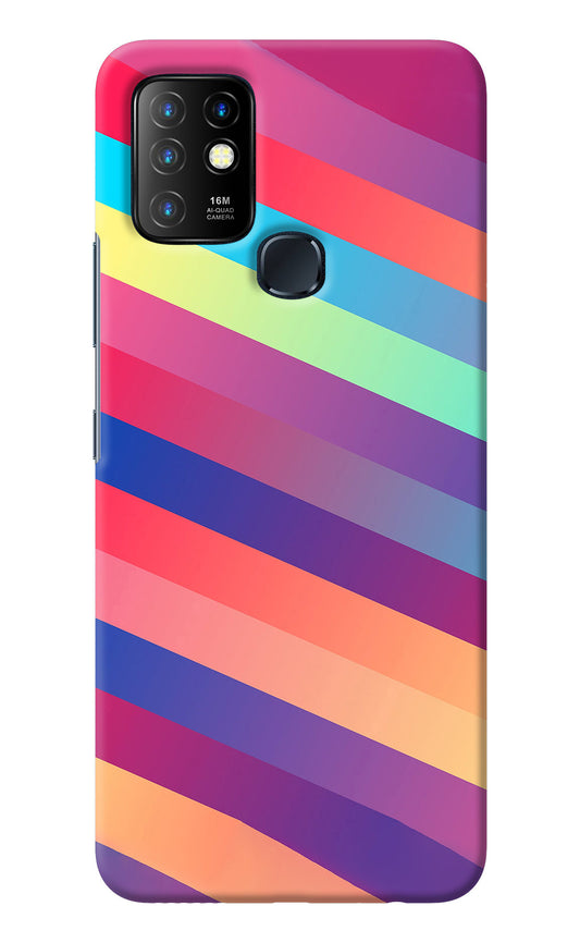 Stripes color Infinix Hot 10 Back Cover