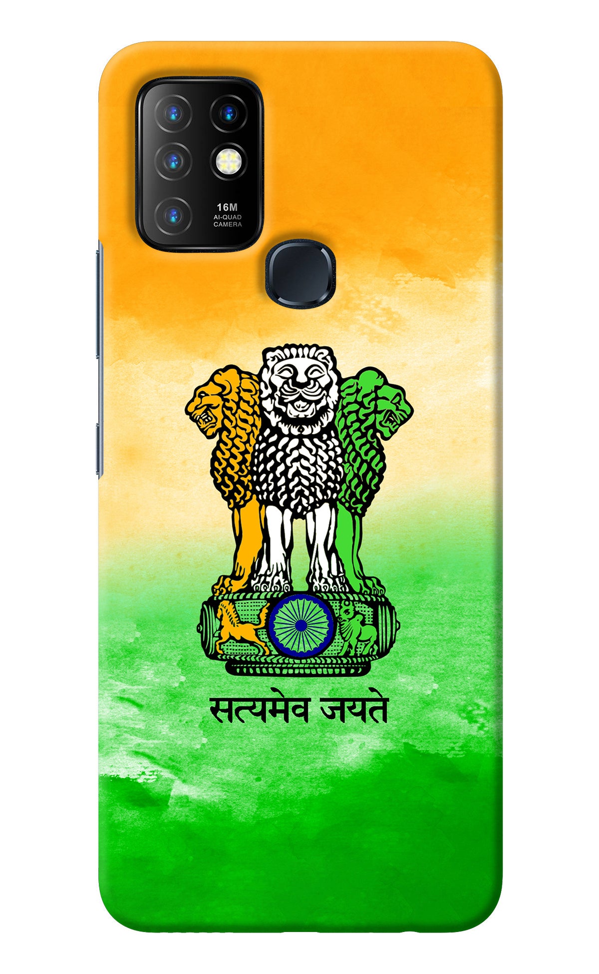 Satyamev Jayate Flag Infinix Hot 10 Back Cover