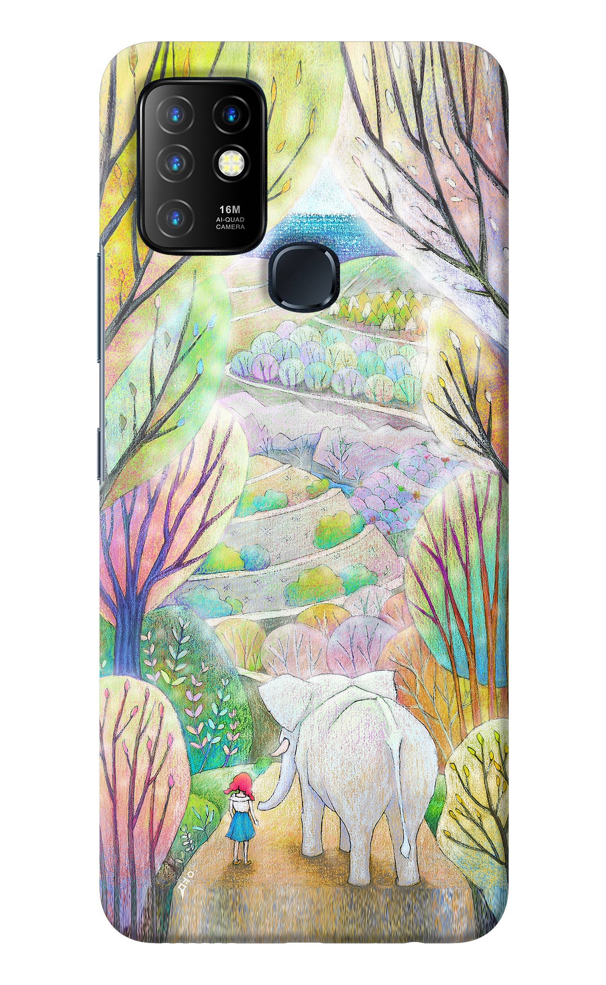 Nature Painting Infinix Hot 10 Back Cover