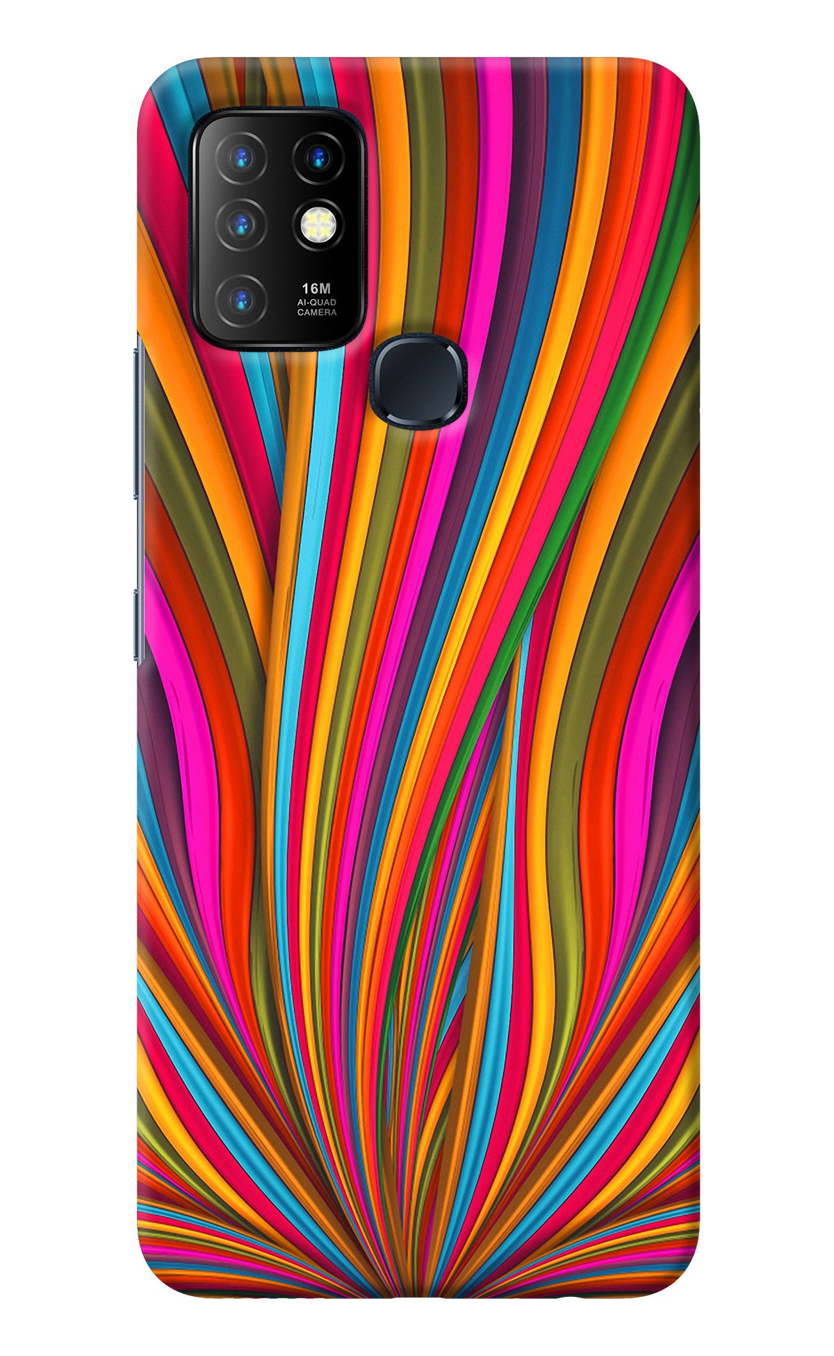 Trippy Wavy Infinix Hot 10 Back Cover