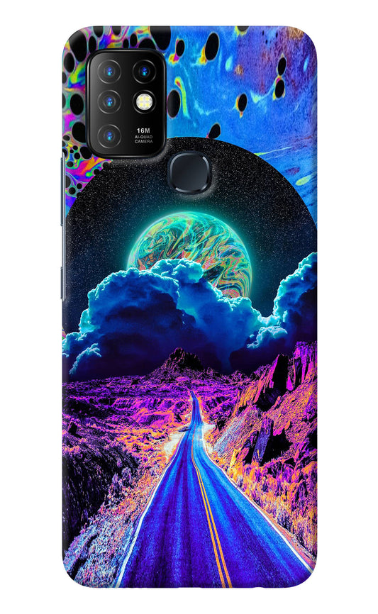 Psychedelic Painting Infinix Hot 10 Back Cover