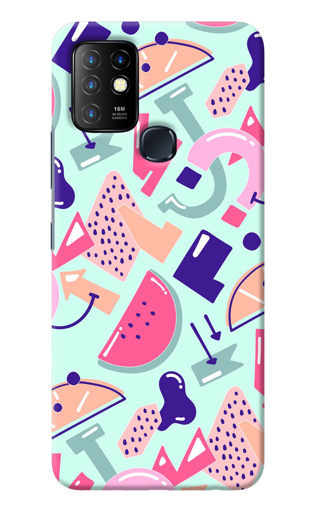 Doodle Pattern Infinix Hot 10 Back Cover