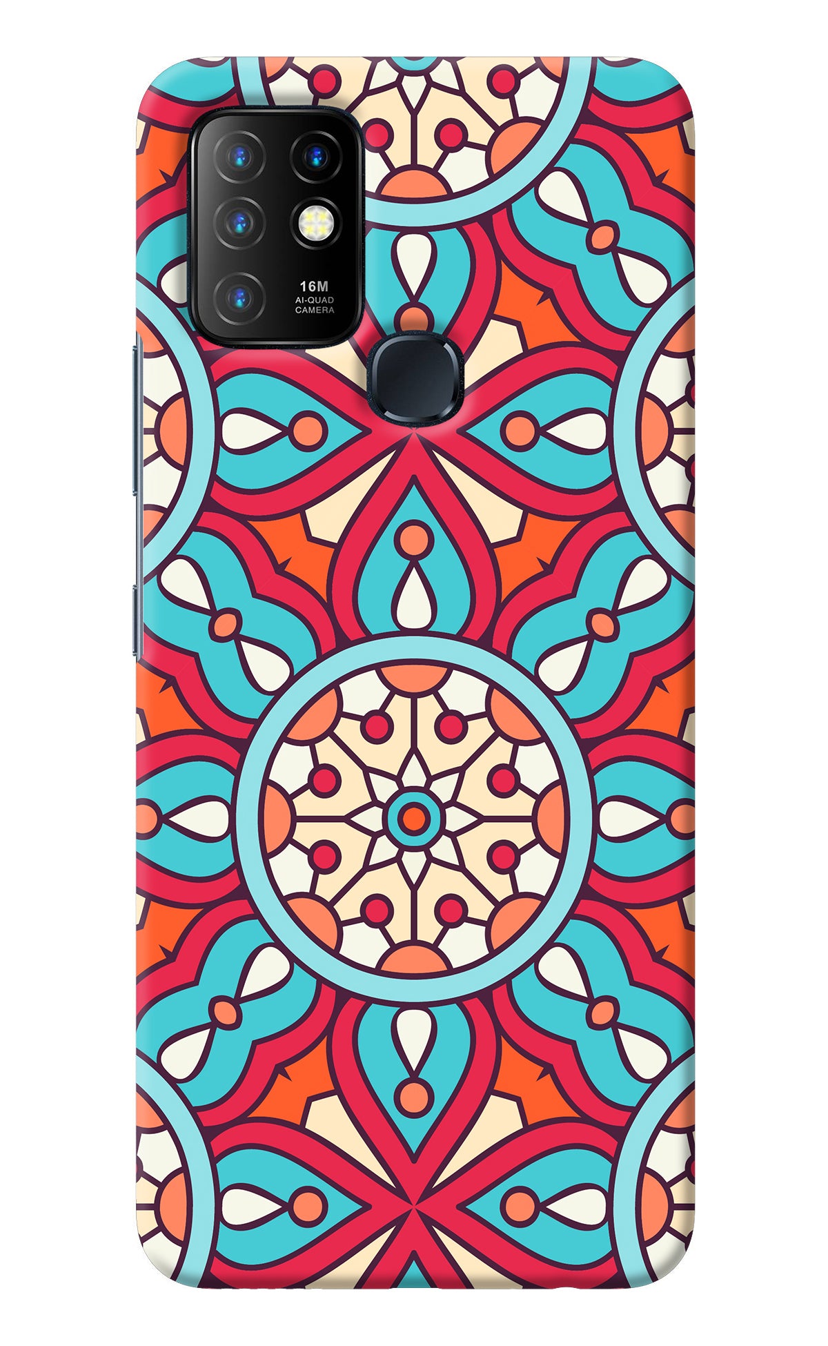 Mandala Geometric Infinix Hot 10 Back Cover