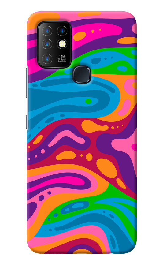 Trippy Pattern Infinix Hot 10 Back Cover