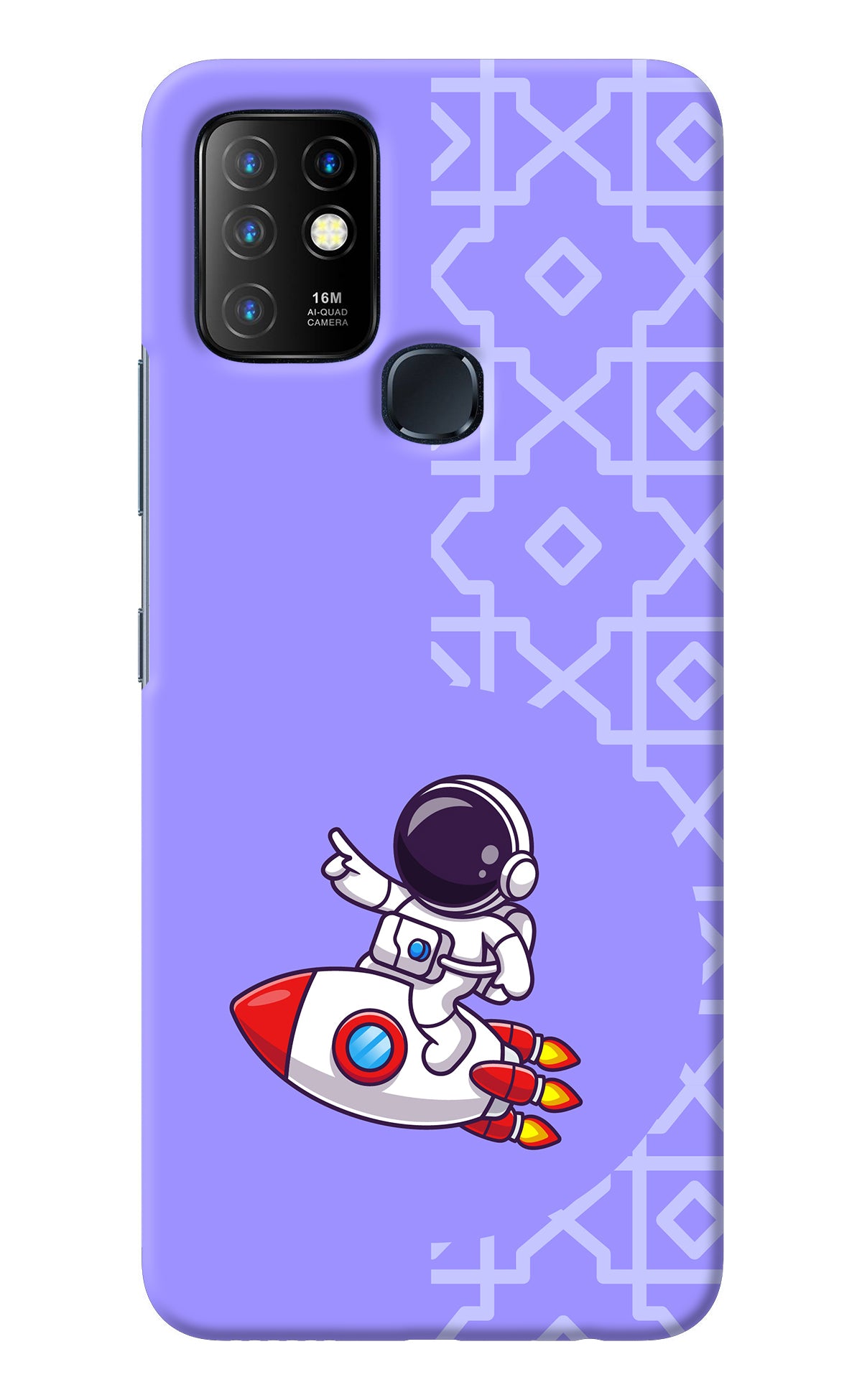 Cute Astronaut Infinix Hot 10 Back Cover