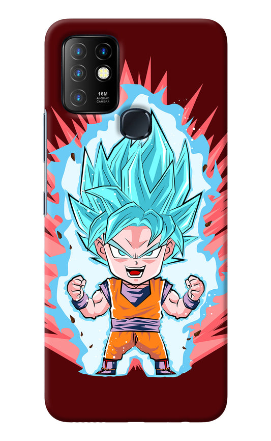 Goku Little Infinix Hot 10 Back Cover