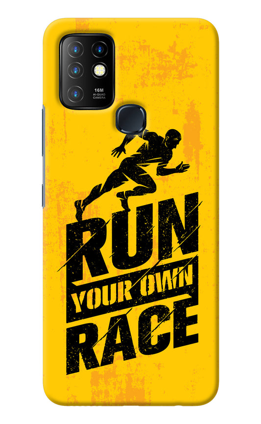 Run Your Own Race Infinix Hot 10 Back Cover