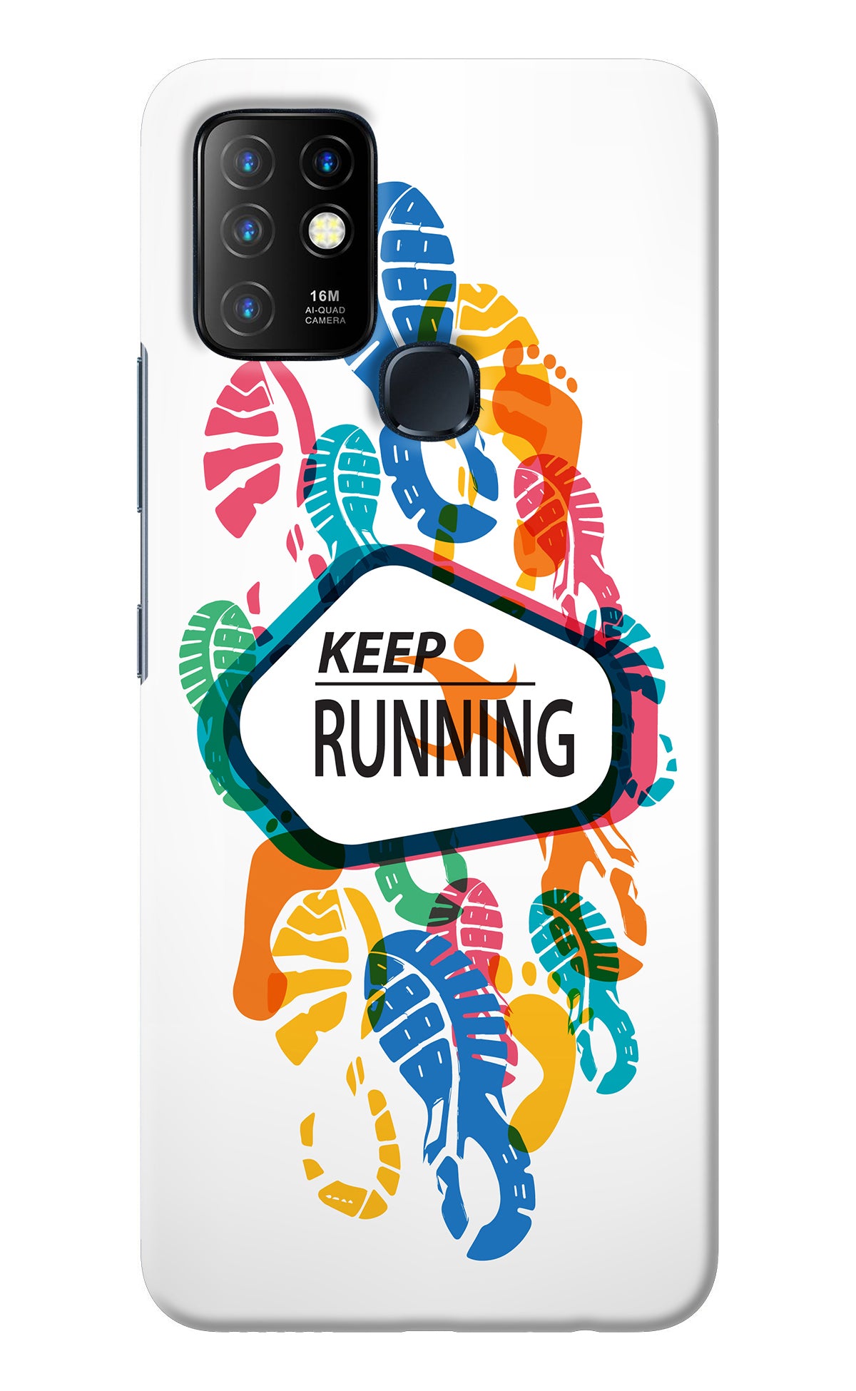 Keep Running Infinix Hot 10 Back Cover