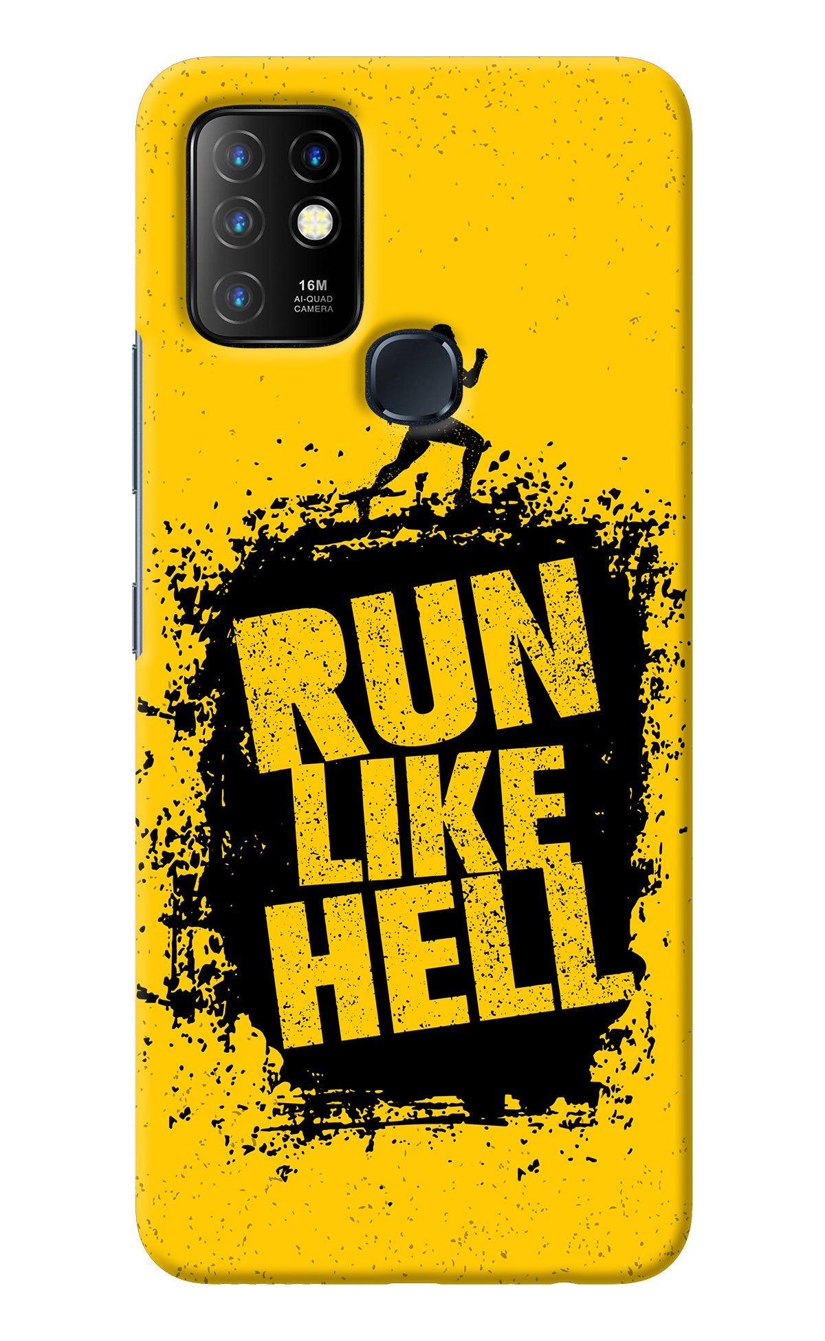 Run Like Hell Infinix Hot 10 Back Cover