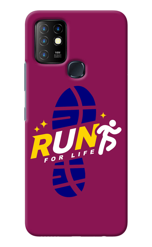 Run for Life Infinix Hot 10 Back Cover