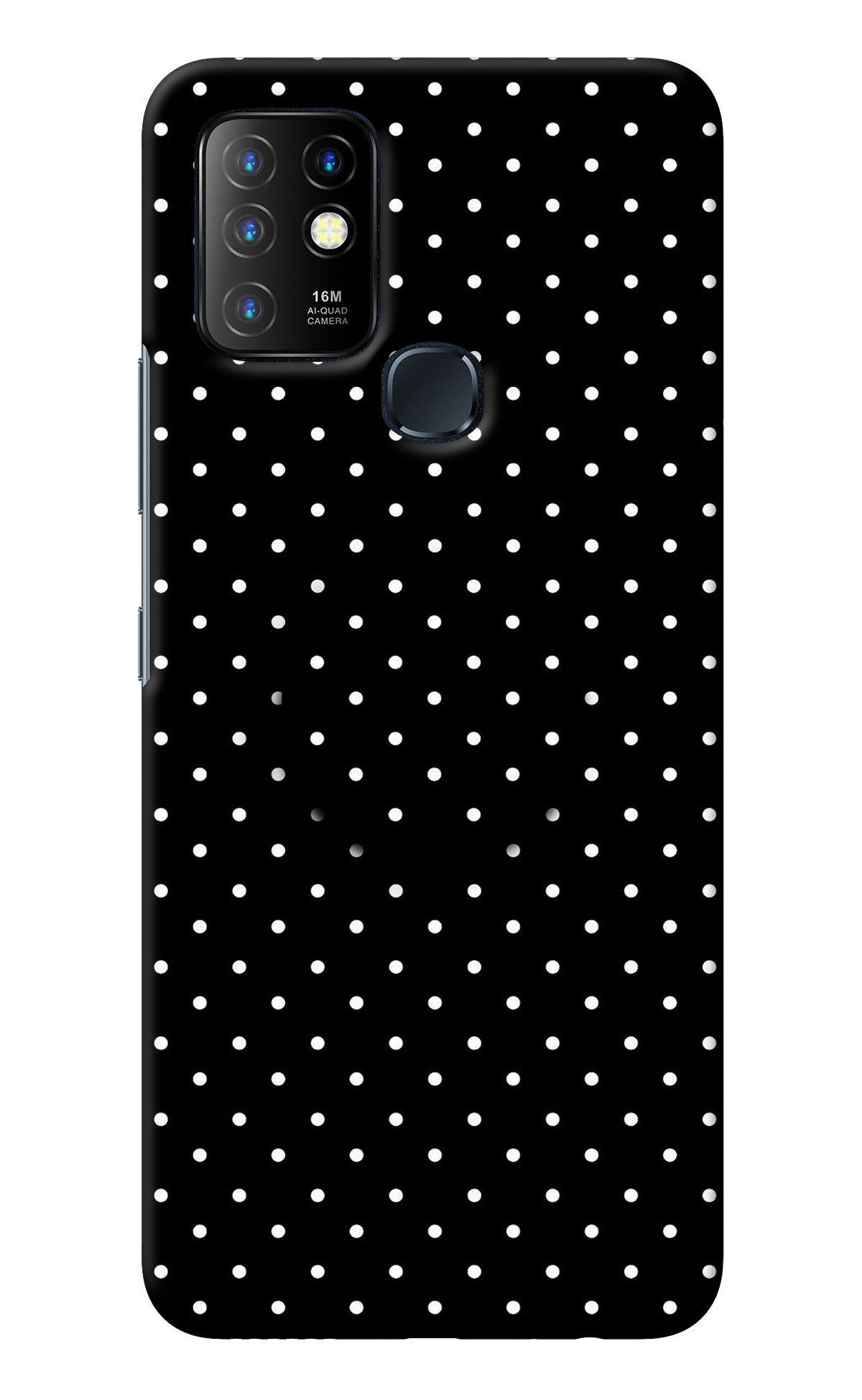 White Dots Infinix Hot 10 Pop Case