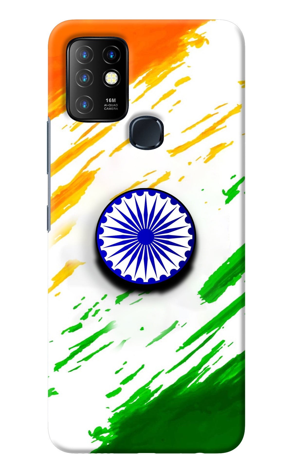 Indian Flag Ashoka Chakra Infinix Hot 10 Pop Case