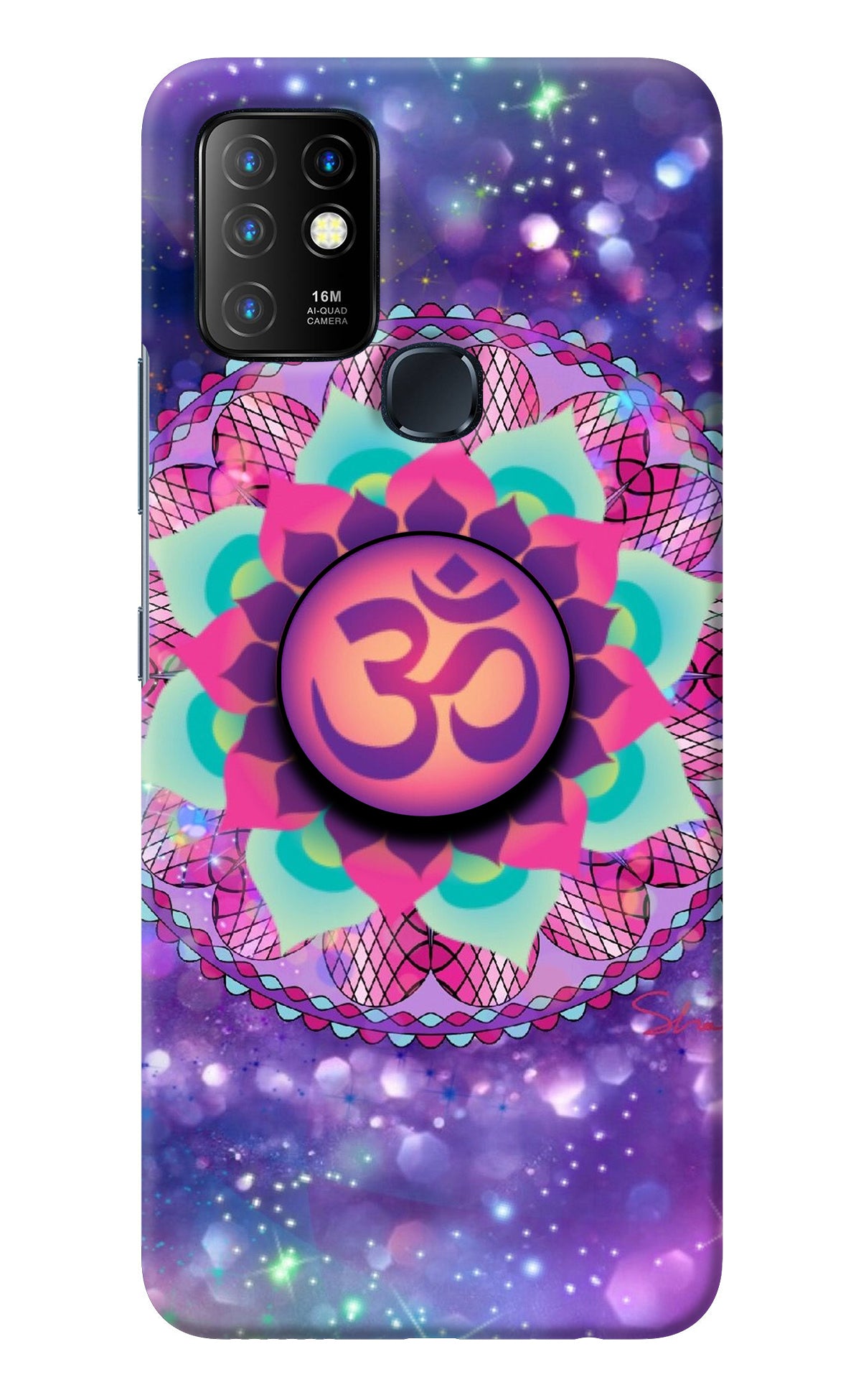 Om Purple Infinix Hot 10 Pop Case