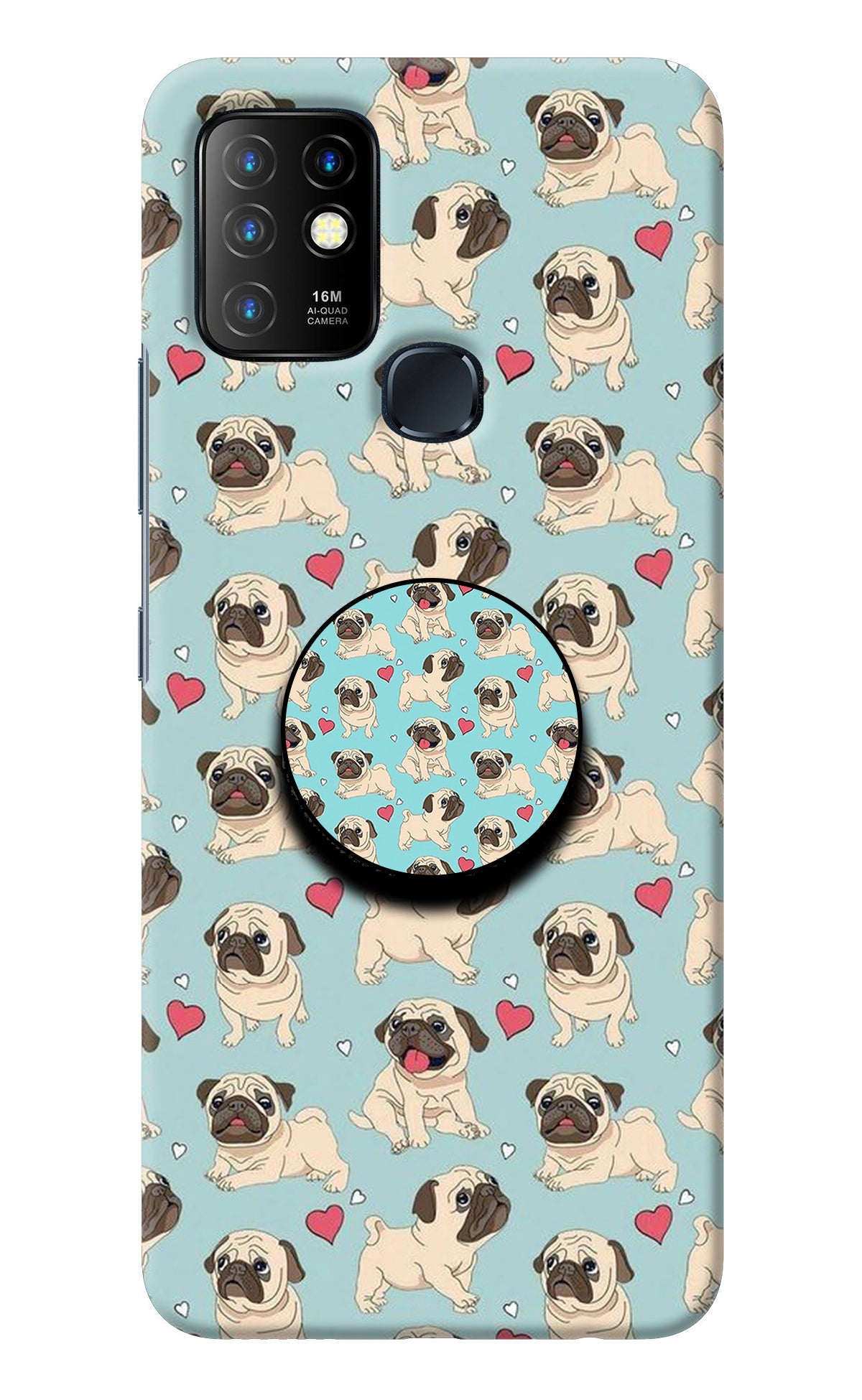 Pug Dog Infinix Hot 10 Pop Case