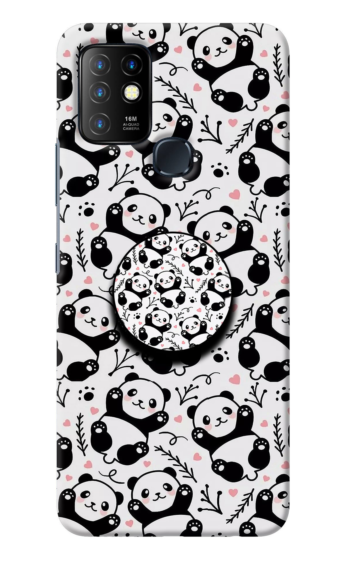 Cute Panda Infinix Hot 10 Pop Case