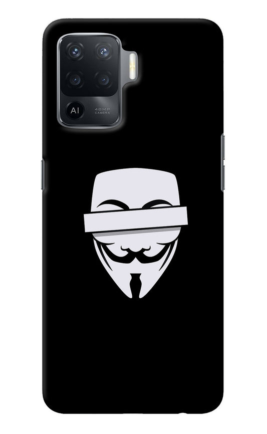 Anonymous Face Oppo F19 Pro Back Cover