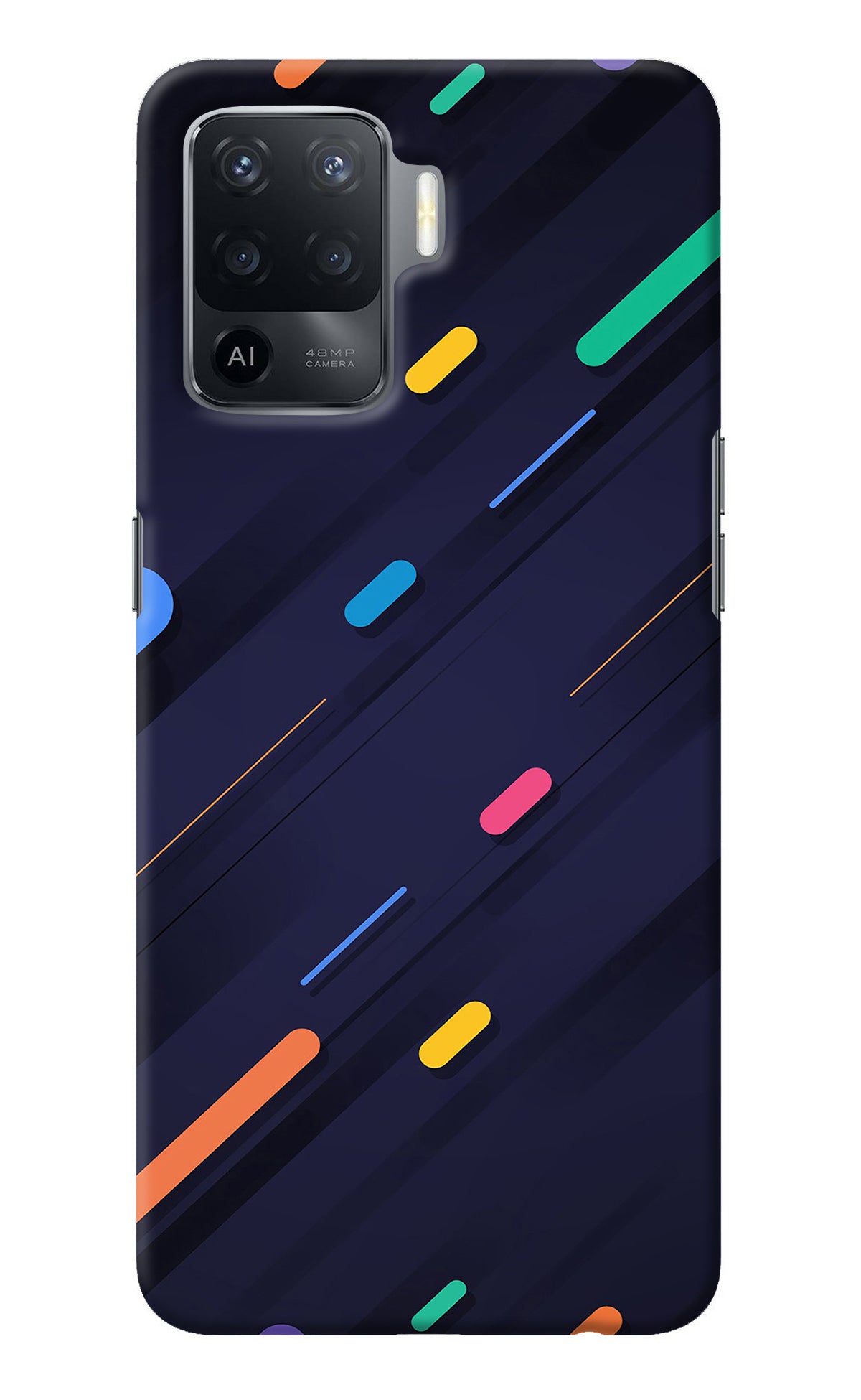 Abstract Design Oppo F19 Pro Back Cover