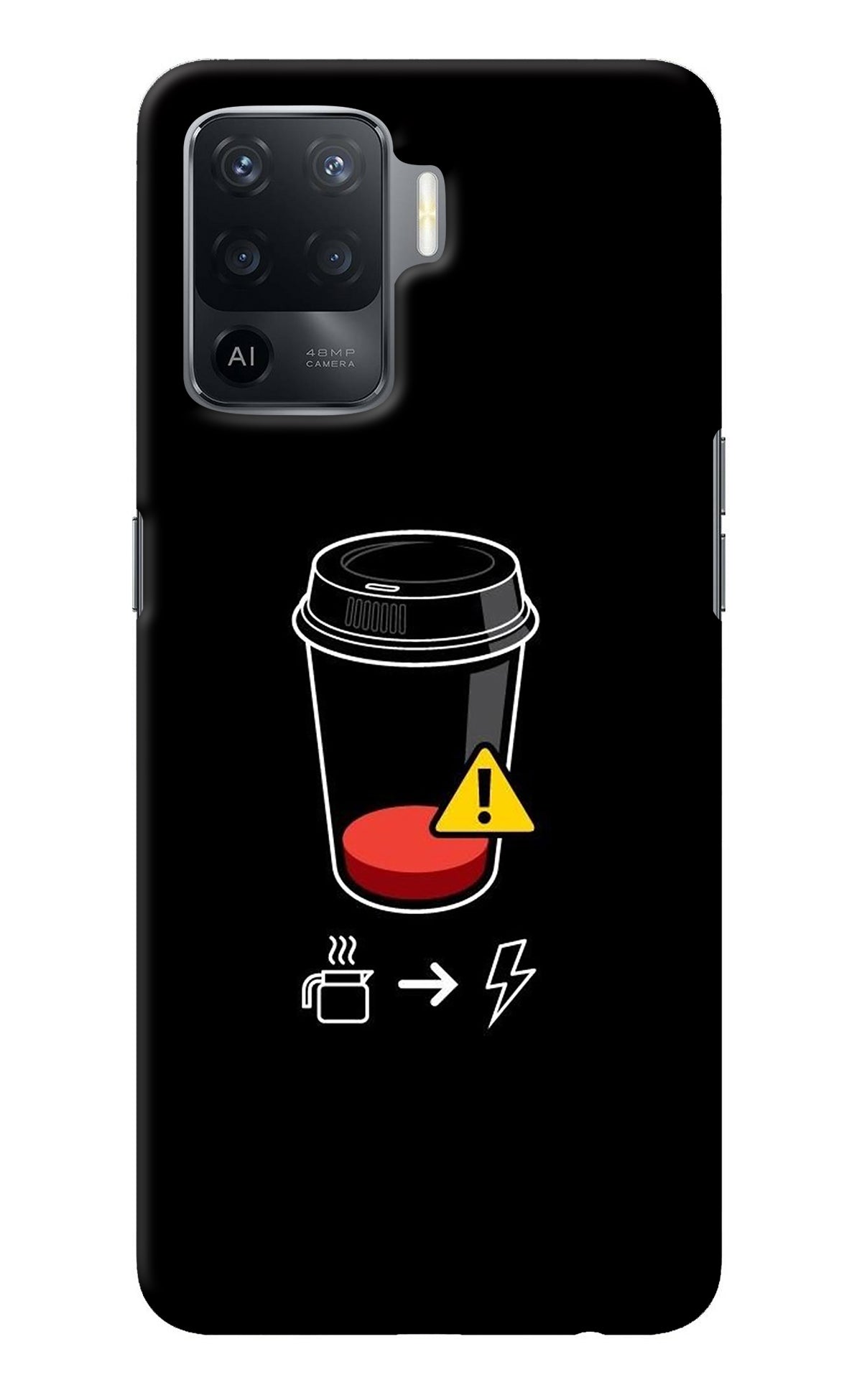 Coffee Oppo F19 Pro Back Cover