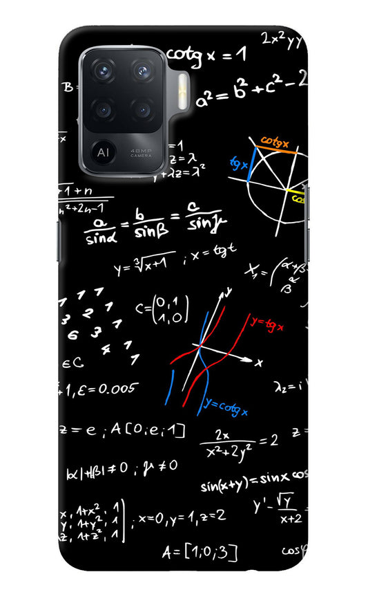 Mathematics Formula Oppo F19 Pro Back Cover