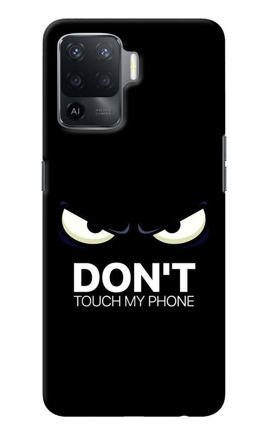 Don'T Touch My Phone Oppo F19 Pro Back Cover