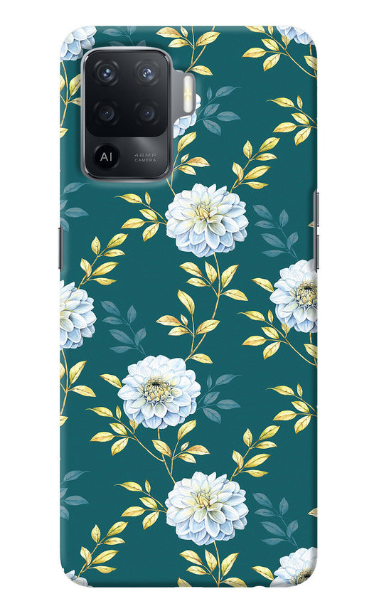 Flowers Oppo F19 Pro Back Cover