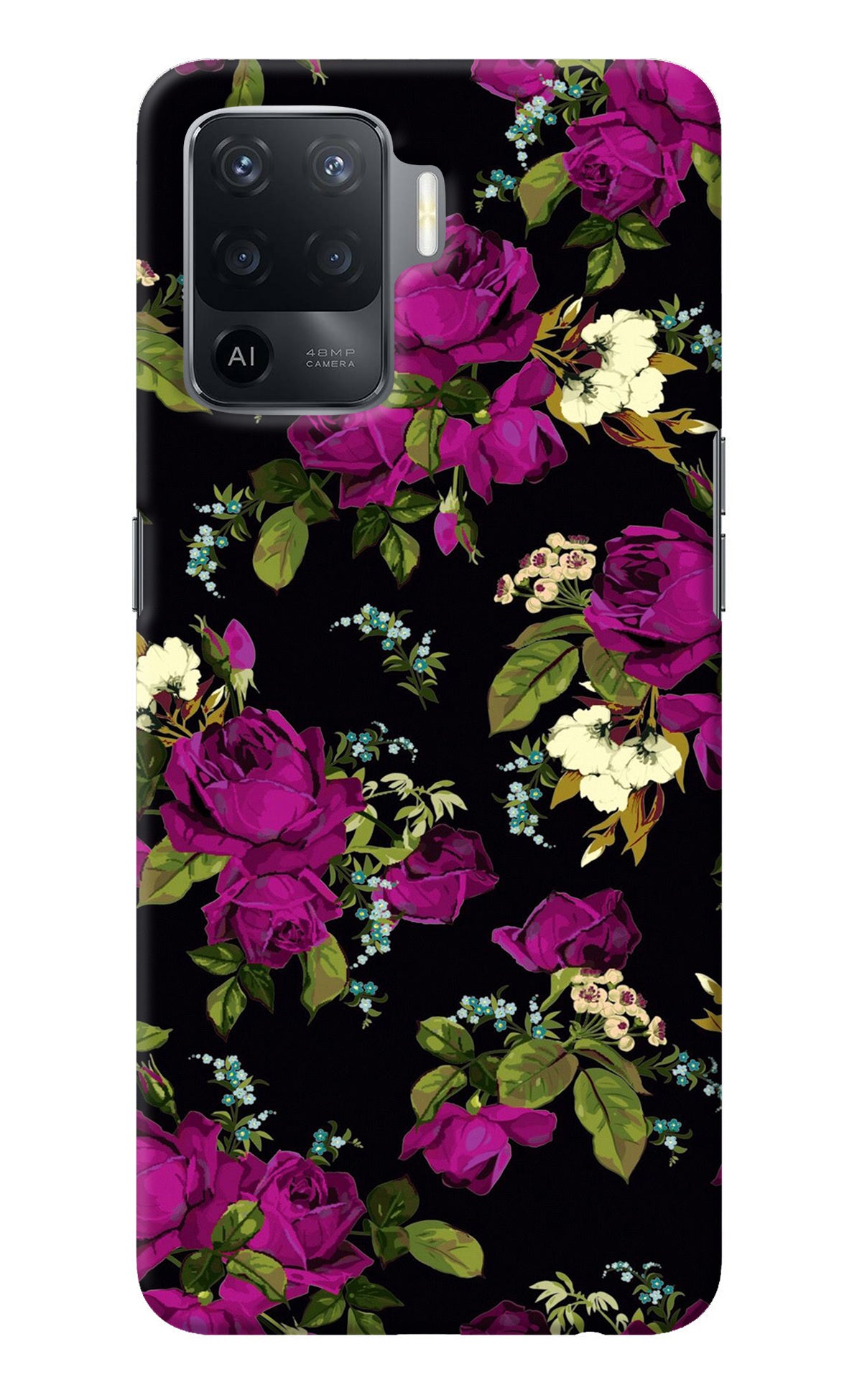 Flowers Oppo F19 Pro Back Cover