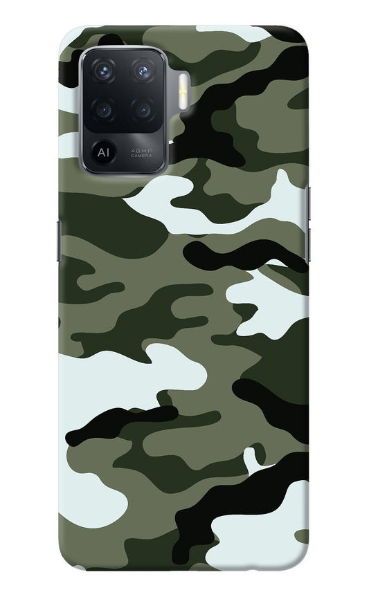 Camouflage Oppo F19 Pro Back Cover
