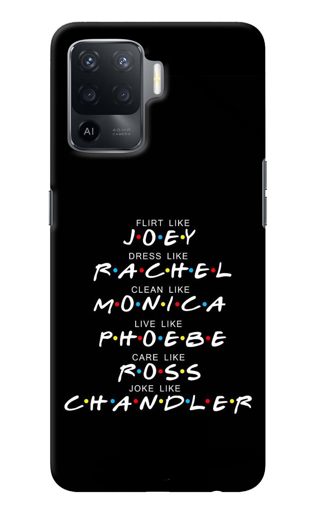 FRIENDS Character Oppo F19 Pro Back Cover