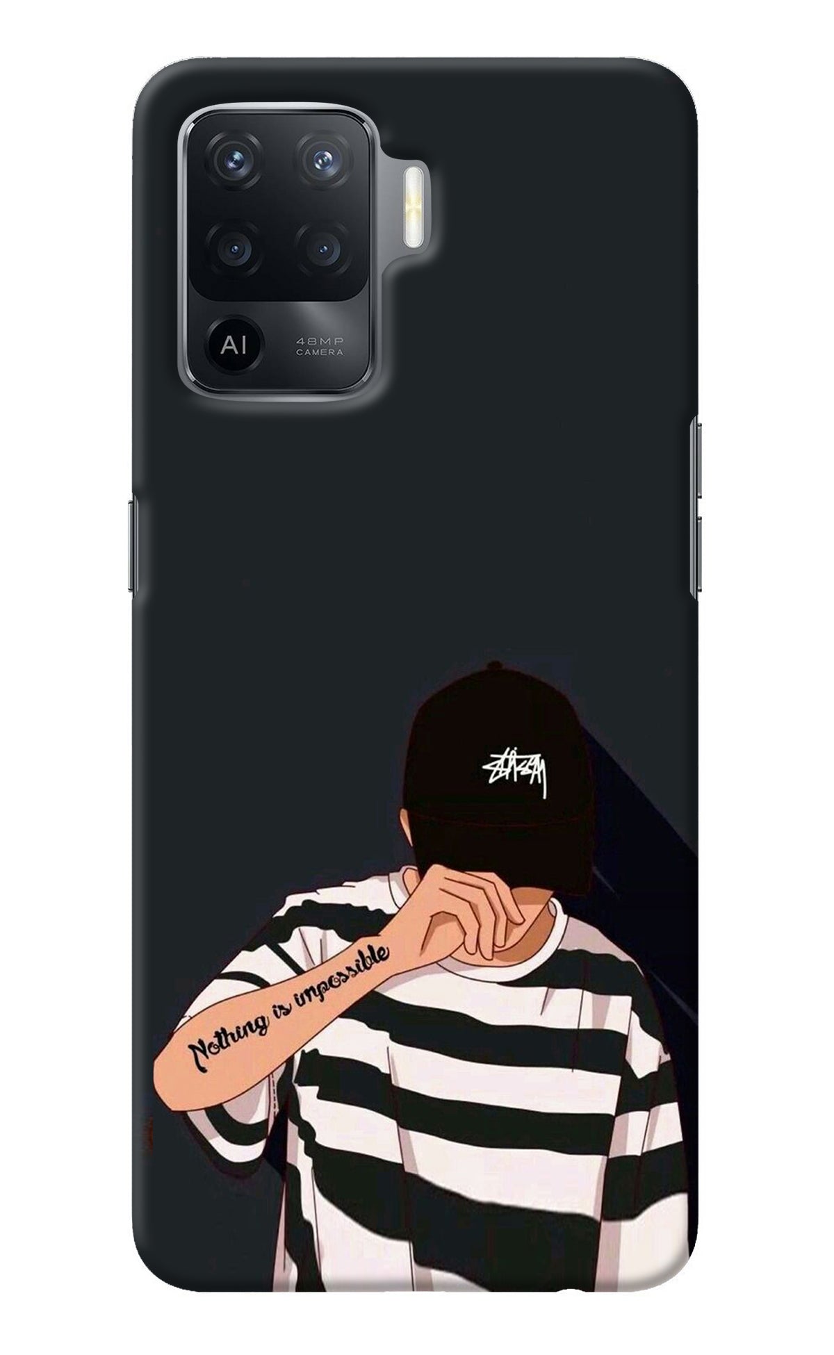 Aesthetic Boy Oppo F19 Pro Back Cover