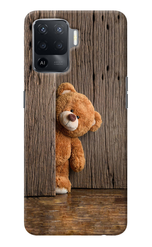 Teddy Wooden Oppo F19 Pro Back Cover