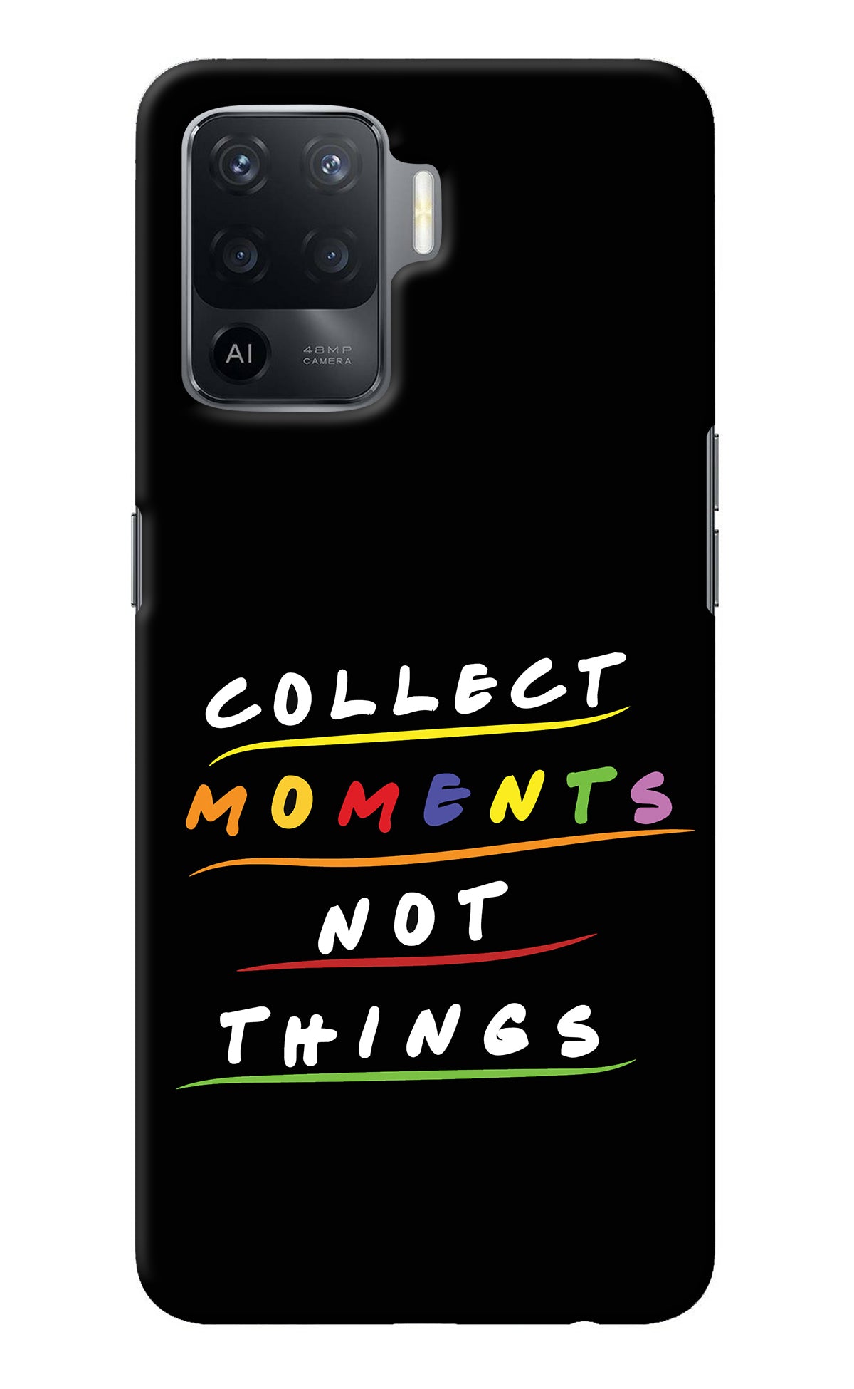 Collect Moments Not Things Oppo F19 Pro Back Cover