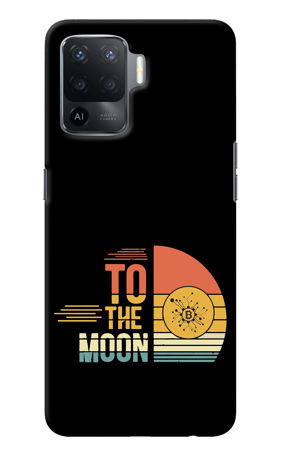 To the Moon Oppo F19 Pro Back Cover