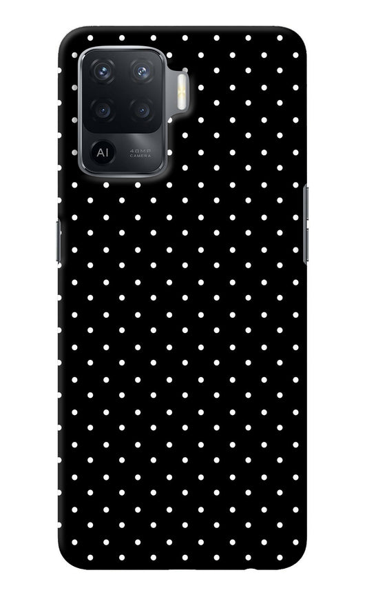 White Dots Oppo F19 Pro Back Cover