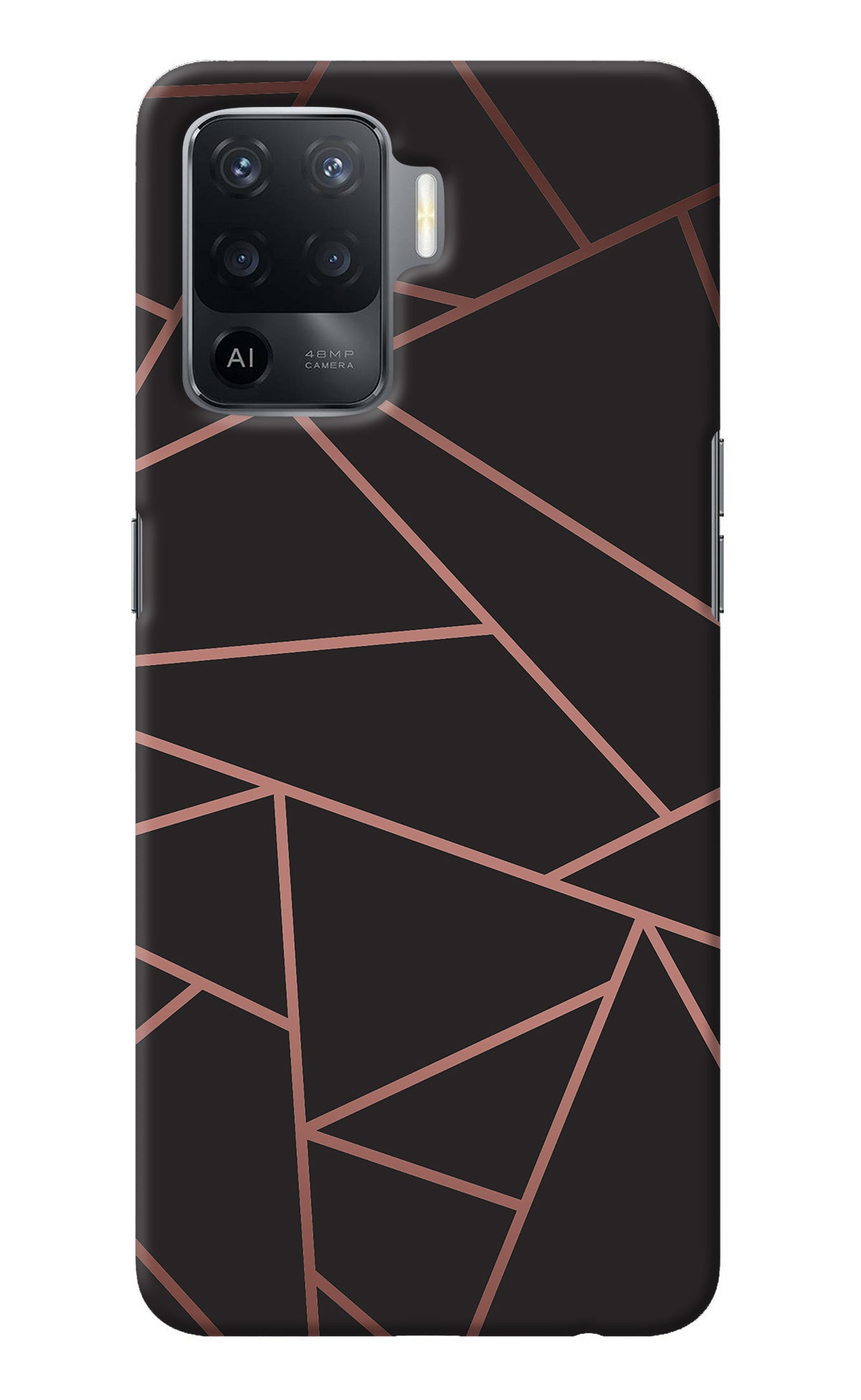 Geometric Pattern Oppo F19 Pro Back Cover