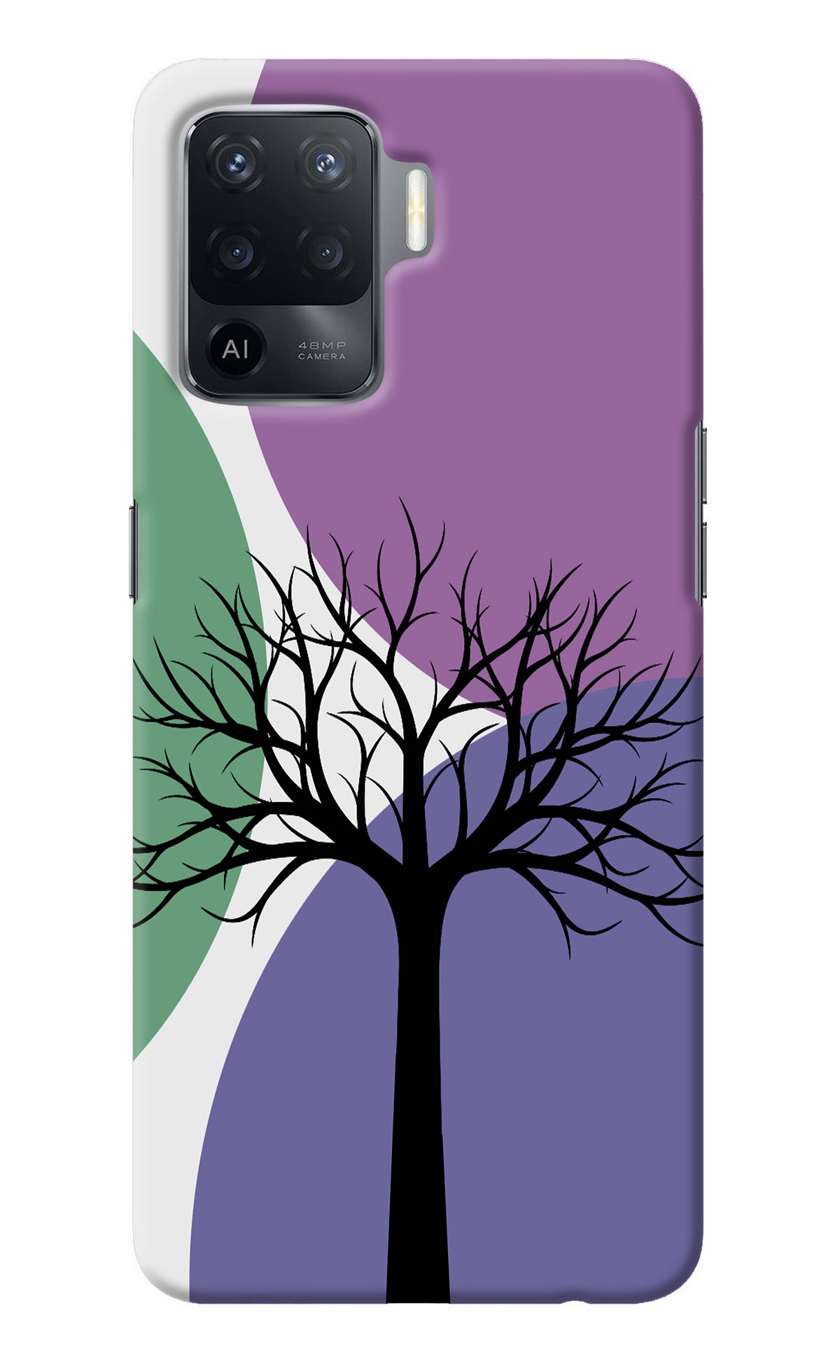 Tree Art Oppo F19 Pro Back Cover