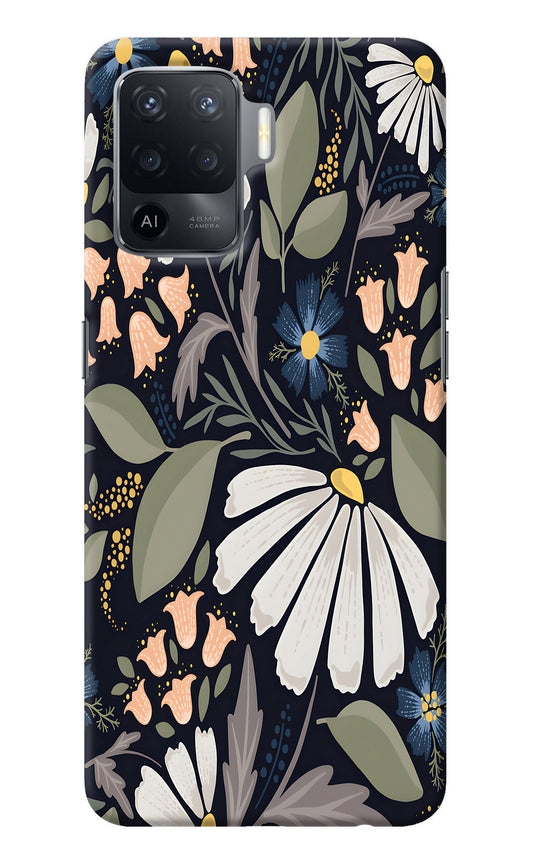 Flowers Art Oppo F19 Pro Back Cover