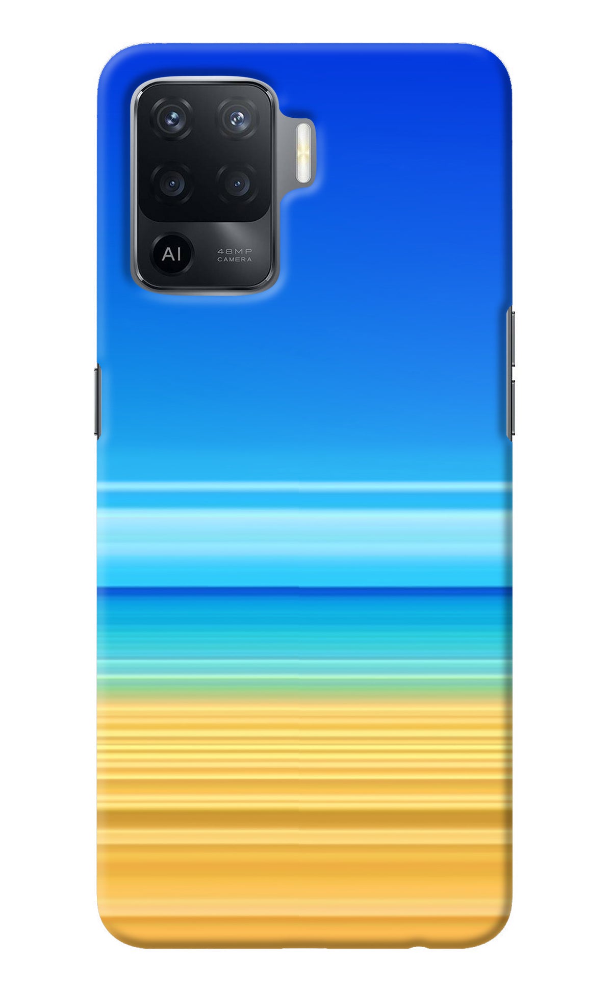 Beach Art Oppo F19 Pro Back Cover