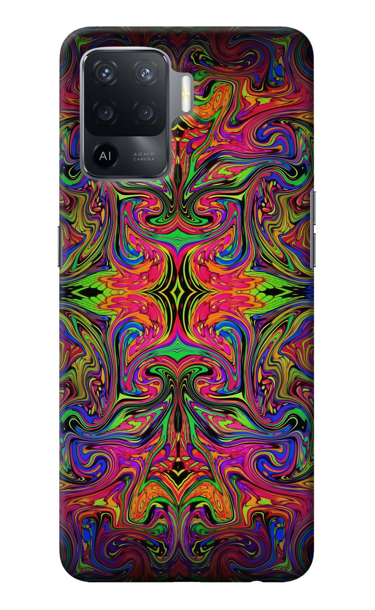 Psychedelic Art Oppo F19 Pro Back Cover