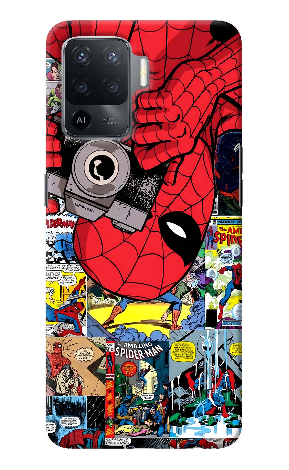 Spider Man Oppo F19 Pro Back Cover