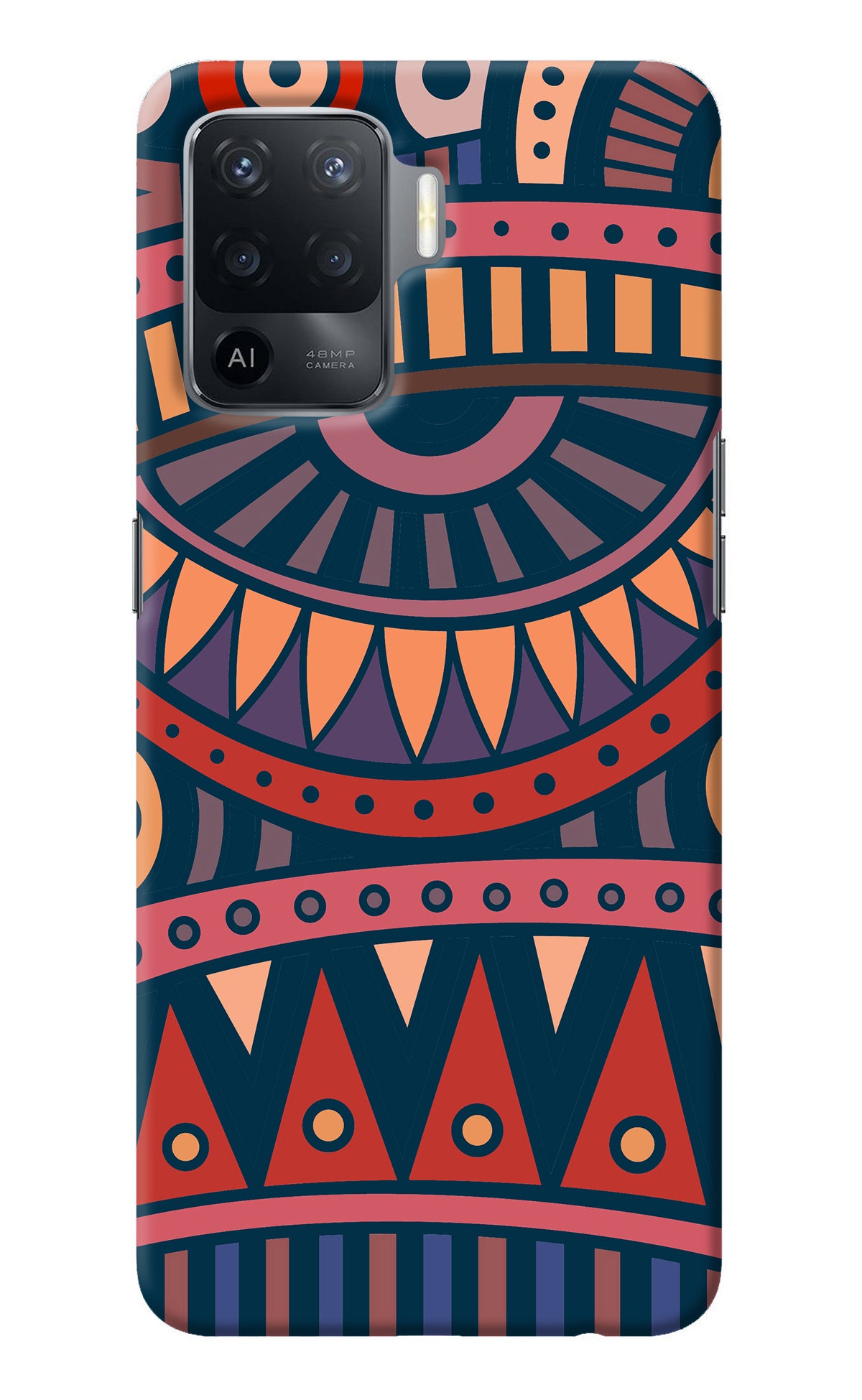 African Culture Design Oppo F19 Pro Back Cover