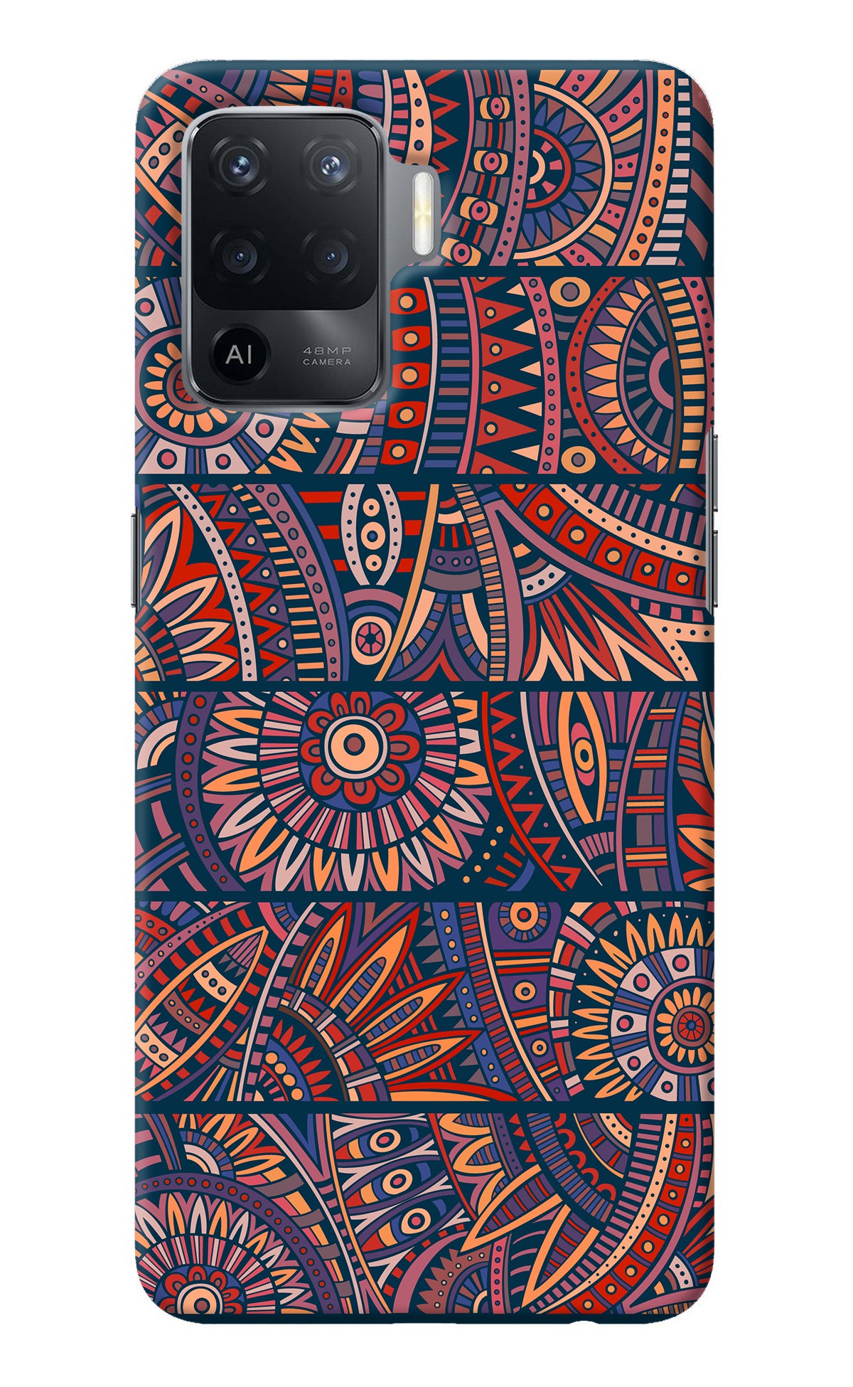 African Culture Design Oppo F19 Pro Back Cover