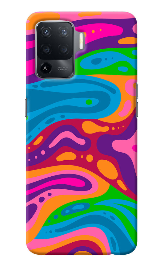 Trippy Pattern Oppo F19 Pro Back Cover