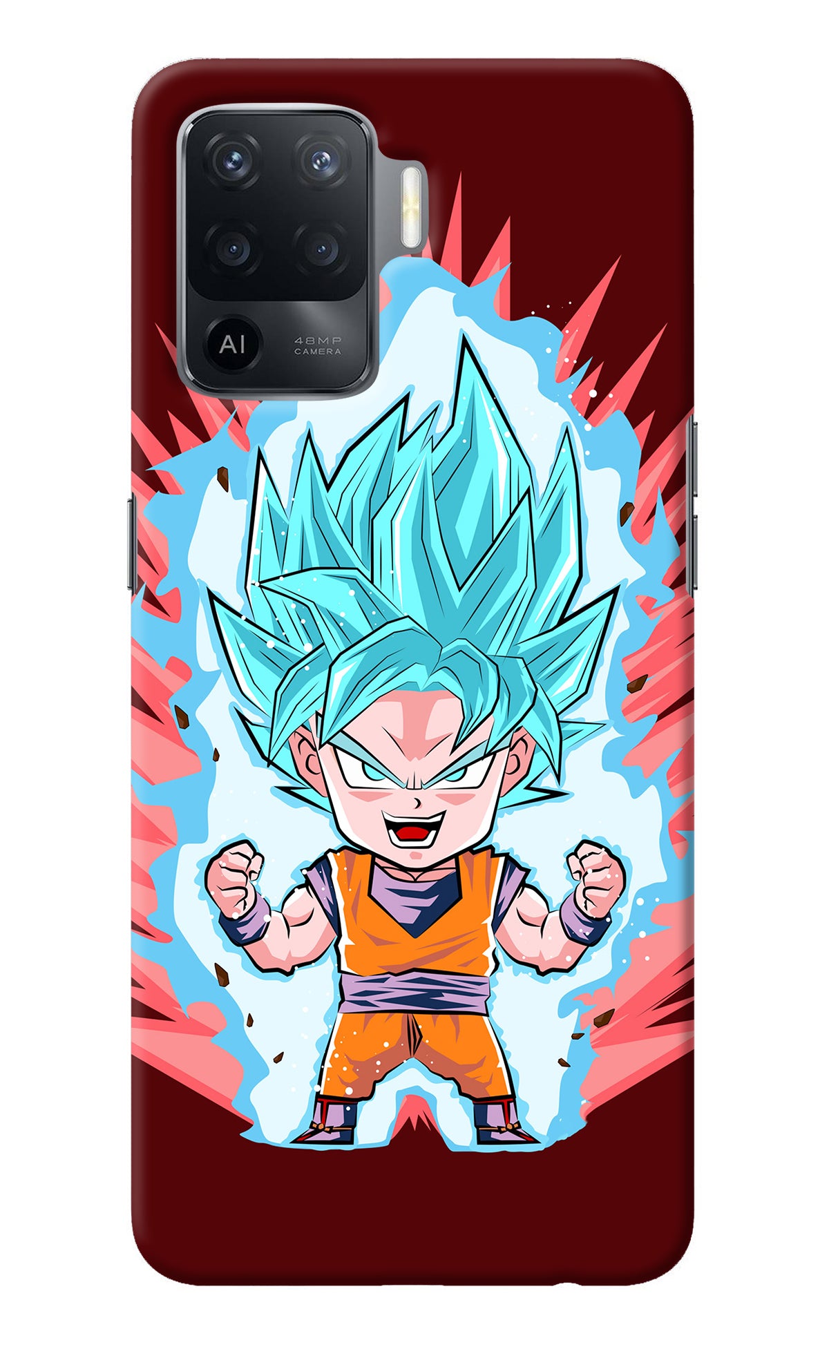 Goku Little Oppo F19 Pro Back Cover