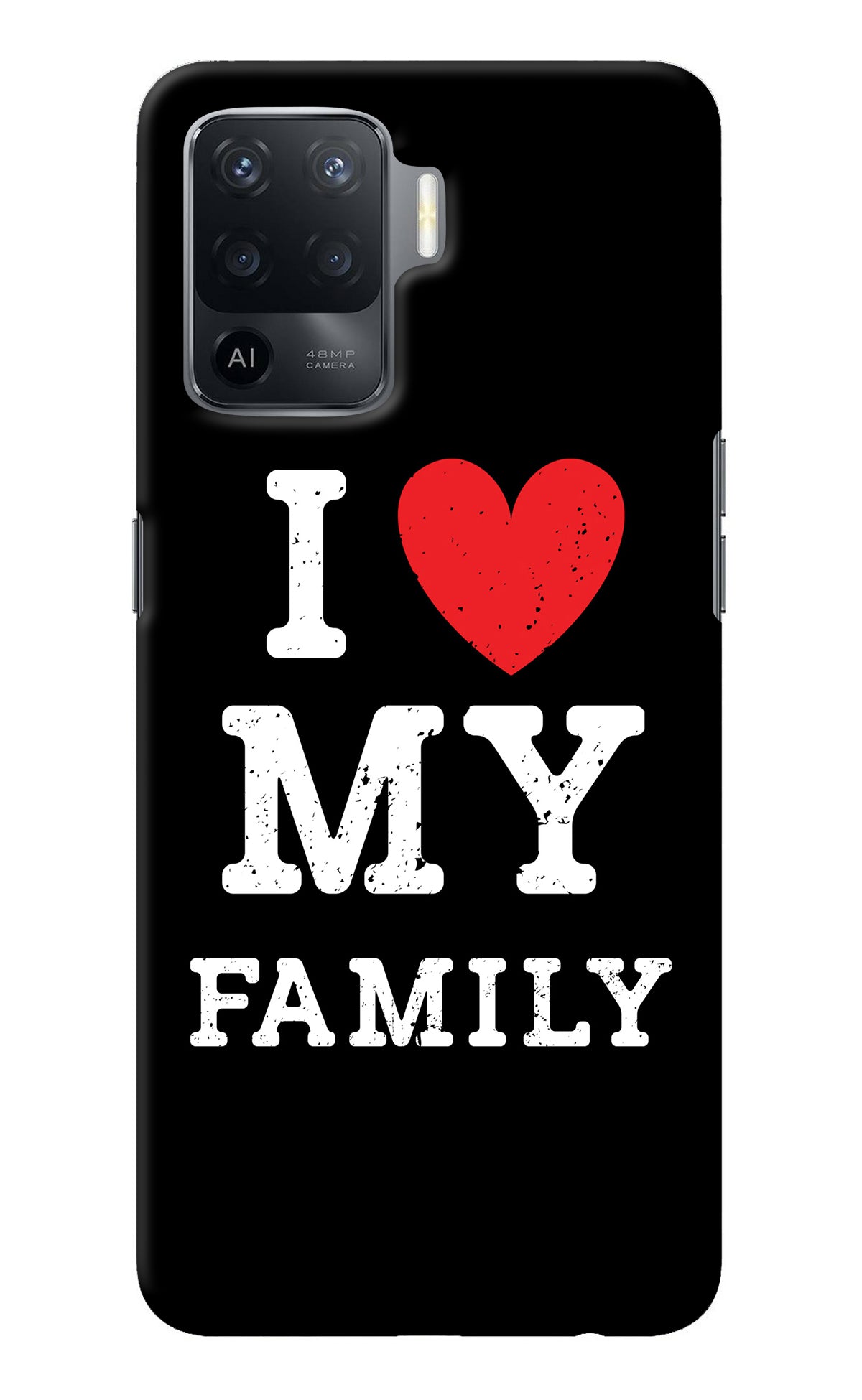 I Love My Family Oppo F19 Pro Back Cover