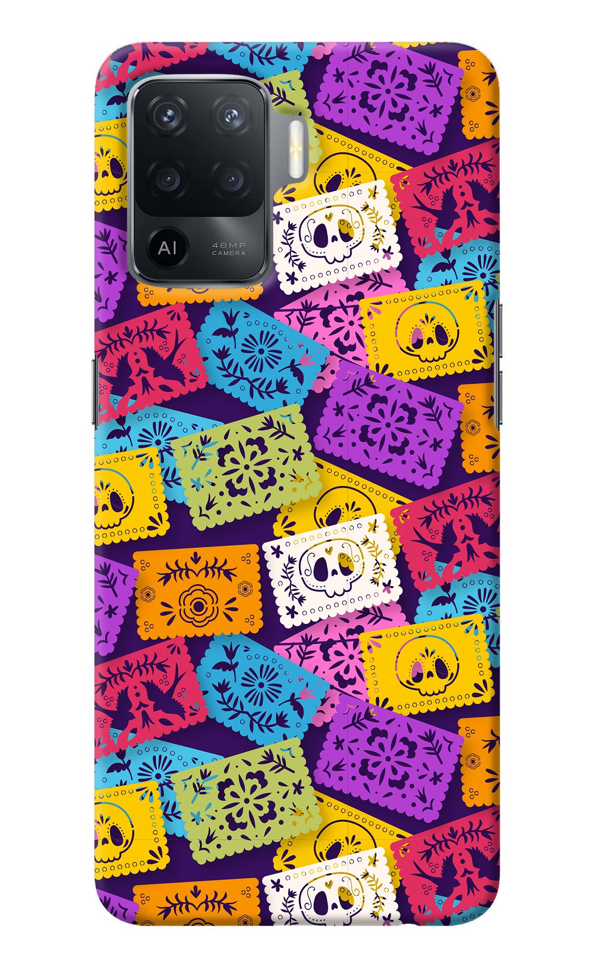 Mexican Pattern Oppo F19 Pro Back Cover