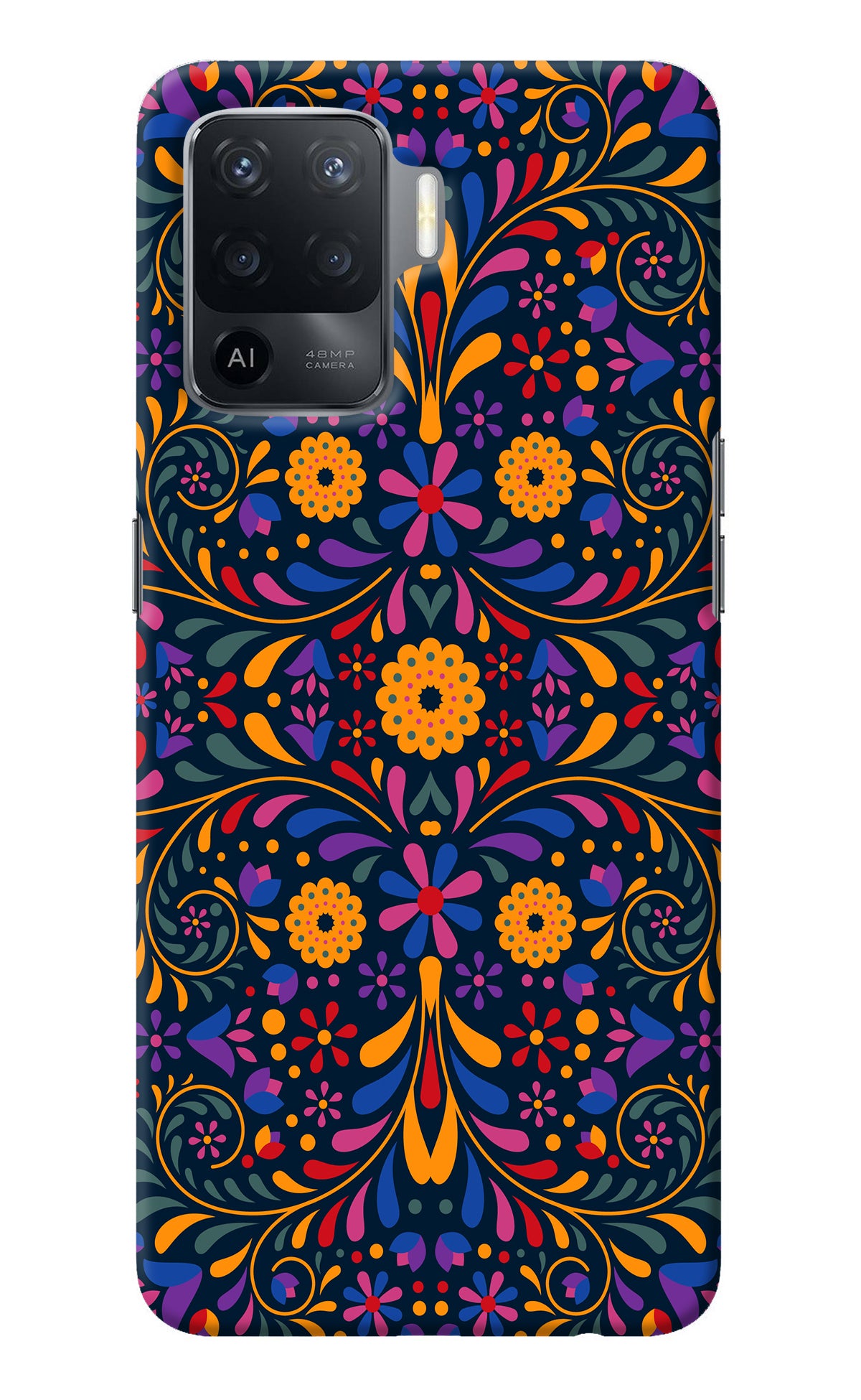 Mexican Art Oppo F19 Pro Back Cover