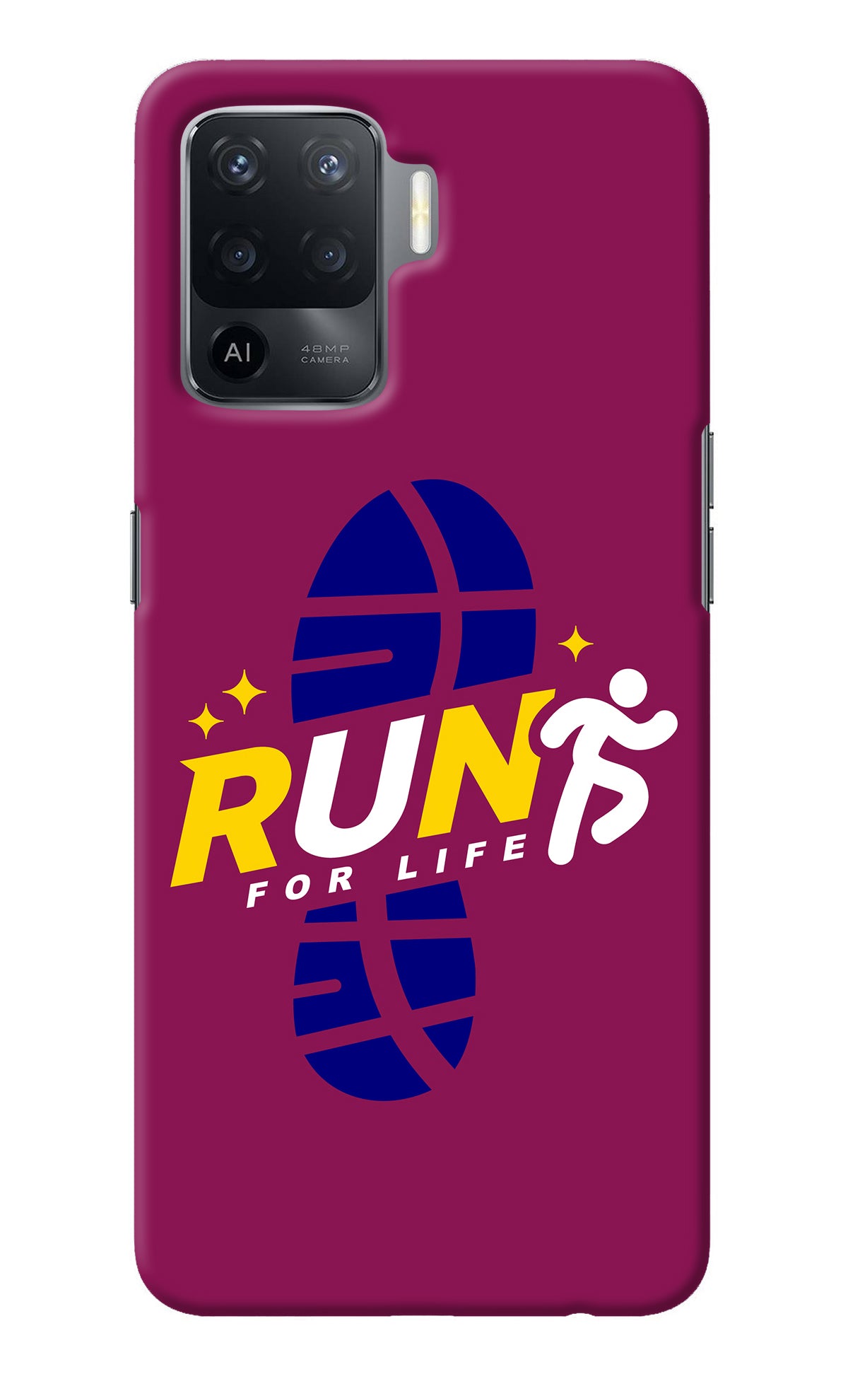 Run for Life Oppo F19 Pro Back Cover
