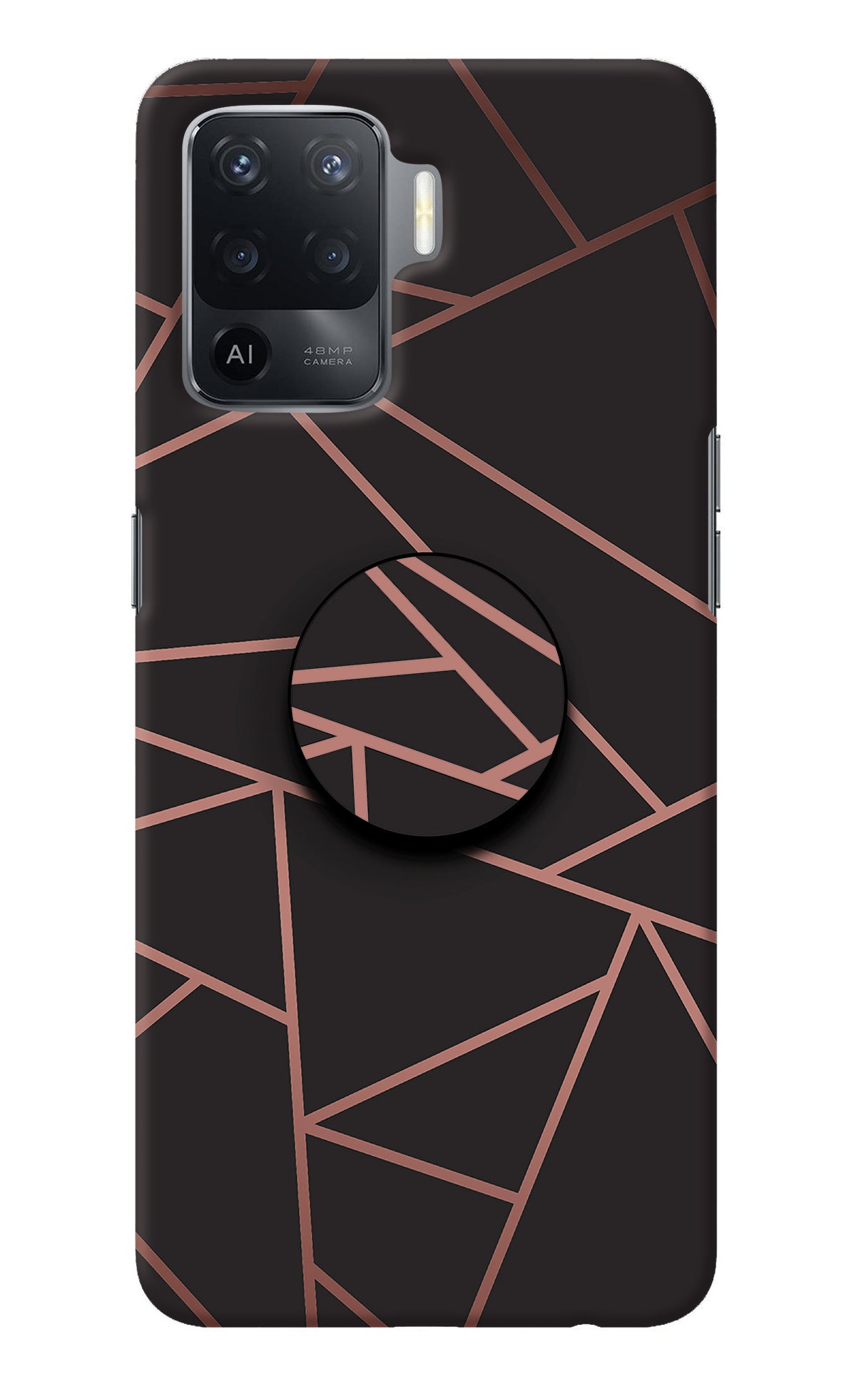 Geometric Pattern Oppo F19 Pro Pop Case