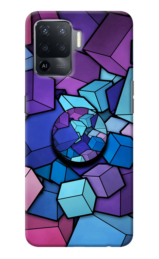 Cubic Abstract Oppo F19 Pro Pop Case